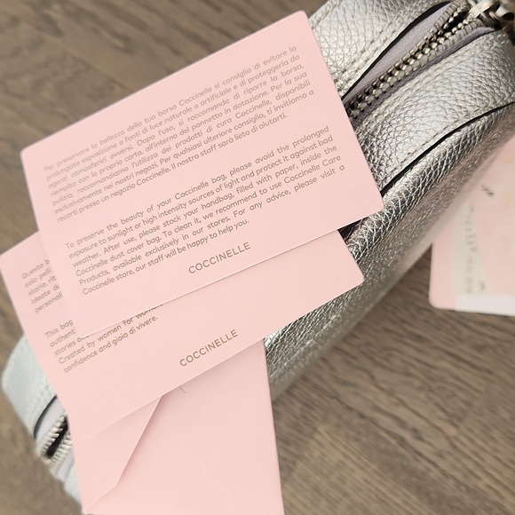 NWT Silver Coccinelle bum bag - Picture 6 of 10